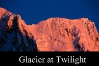 Glacier at Twlight