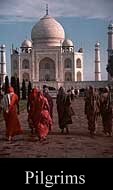 Pilgrims at Taj Mahal