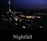 Nightfall in Marrakesh